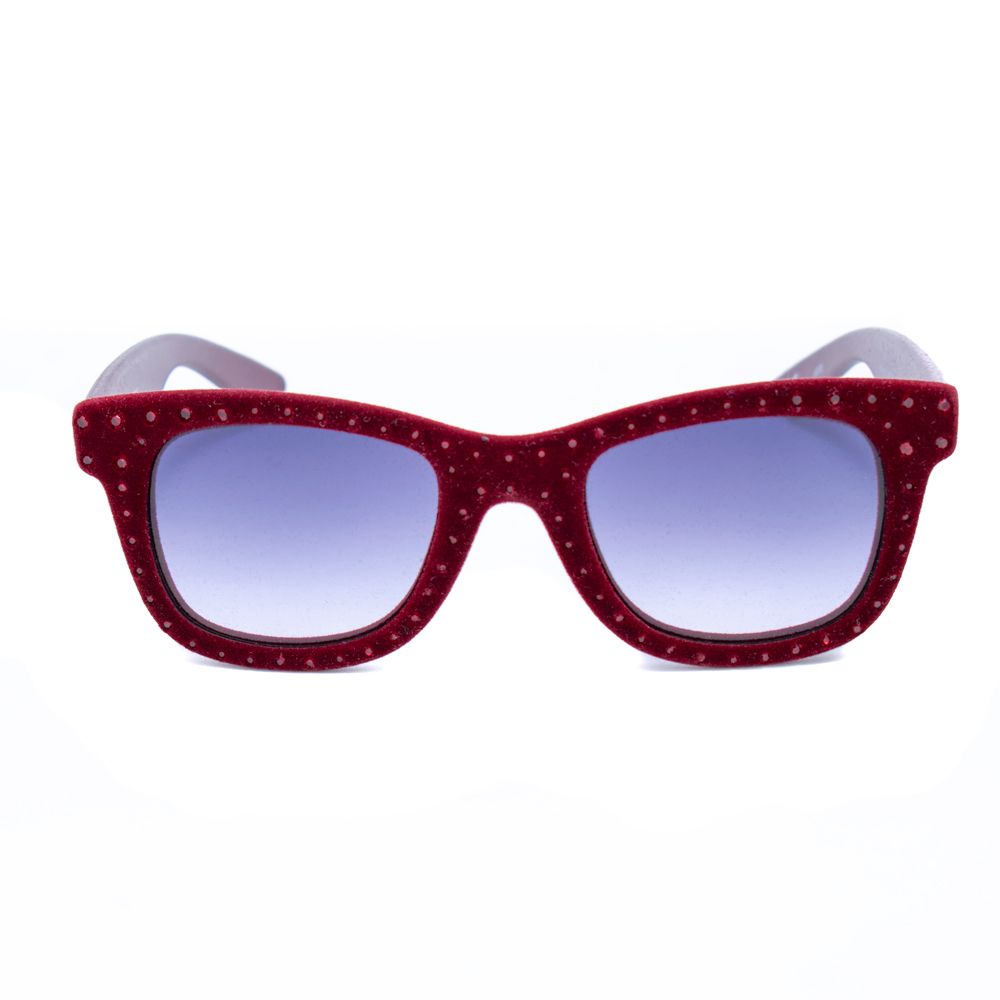 Italia Independent – Bordeauxfarbene Acetat-Sonnenbrille