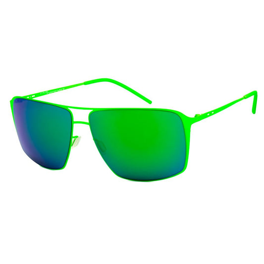 Grüne Sonnenbrille aus Metall von Italia Independent