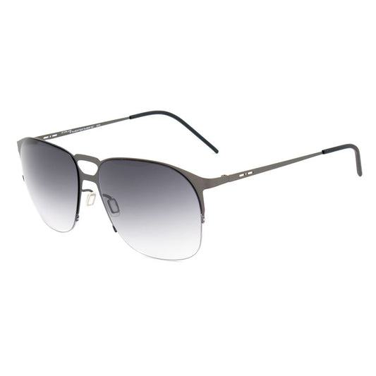 Graue Sonnenbrille aus Metall von Italia Independent