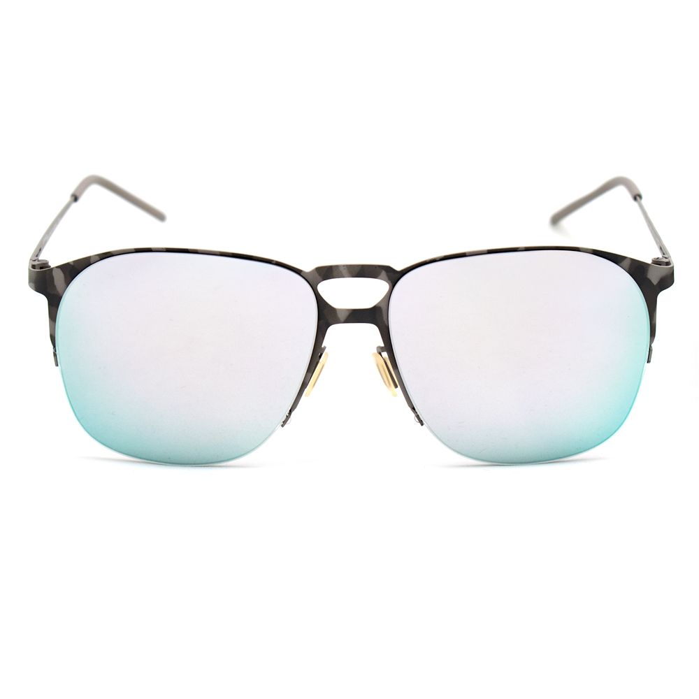 Graue Sonnenbrille aus Metall von Italia Independent