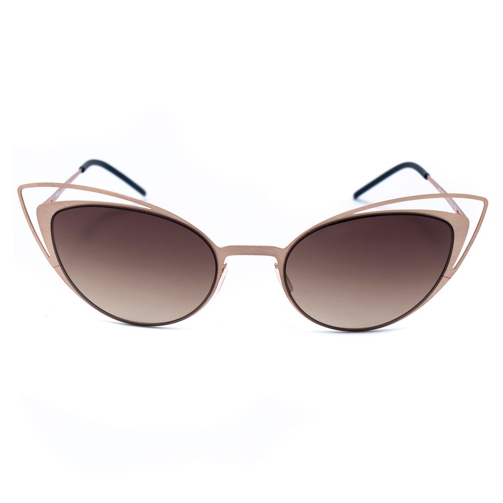 Italia Independent Sonnenbrille aus goldfarbenem Metall