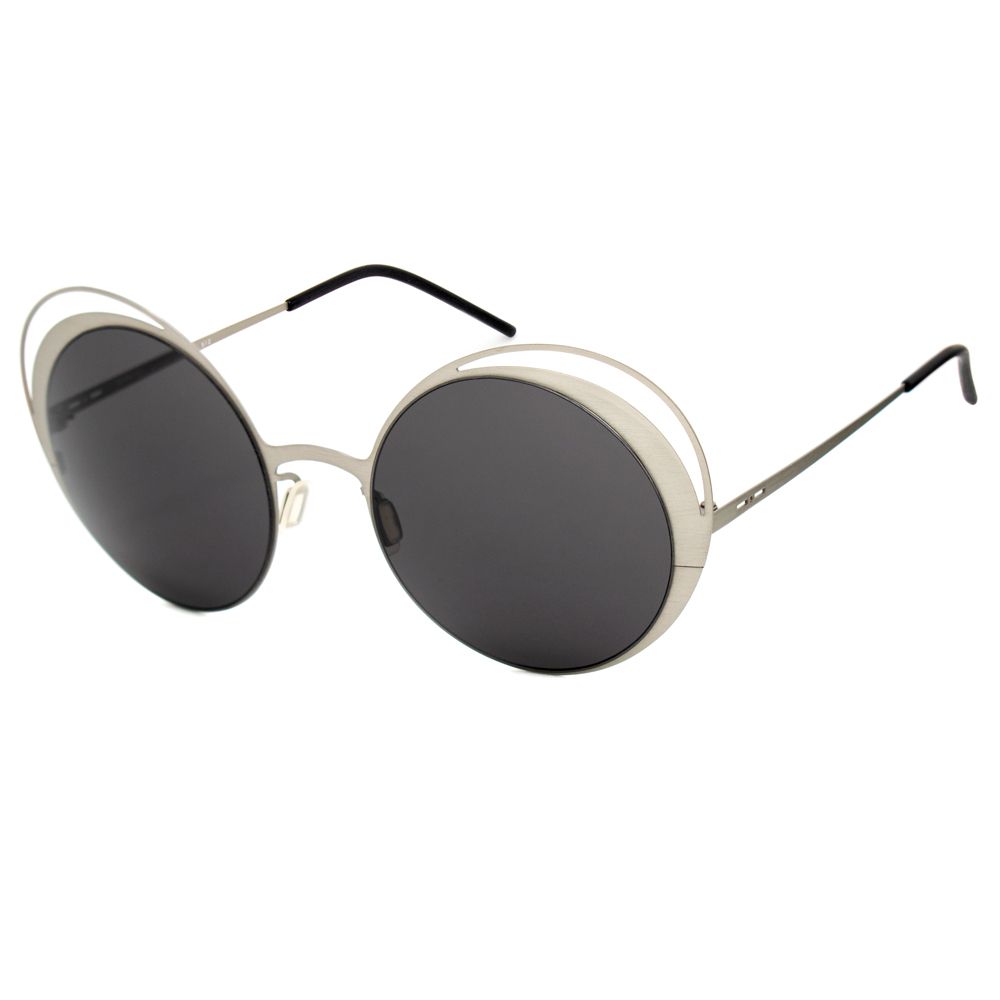 Graue Sonnenbrille aus Metall von Italia Independent