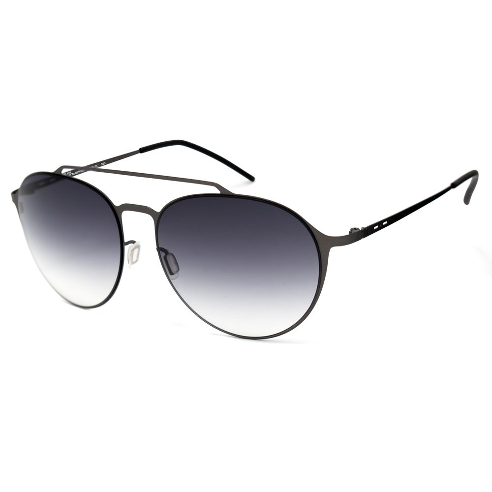 Graue Sonnenbrille aus Metall von Italia Independent