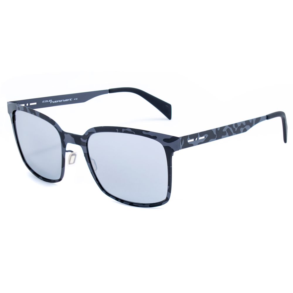 Graue Sonnenbrille aus Metall von Italia Independent