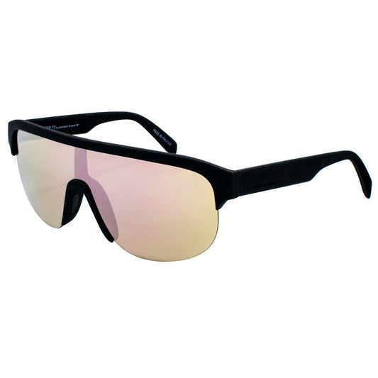 Italia Independent – Schwarze Acetat-Sonnenbrille