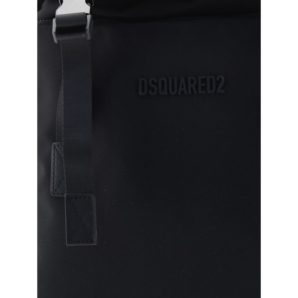 Dsquared² Black Nylon Backpack