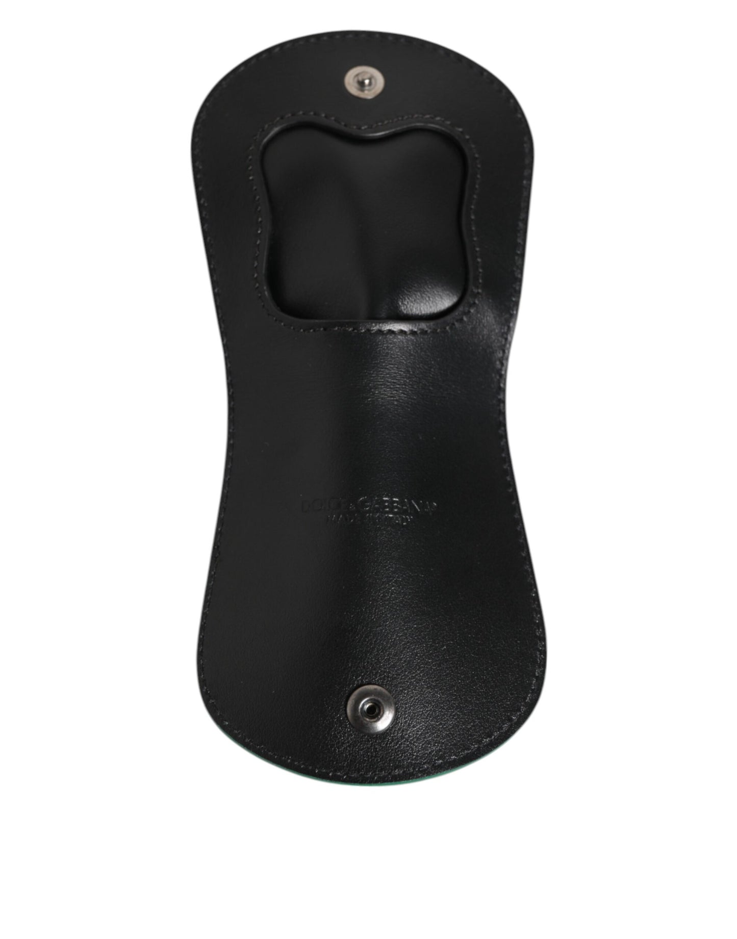 Dolce & Gabbana Green Exotic Skin Coin Condom Case Holder Pocket Wallet