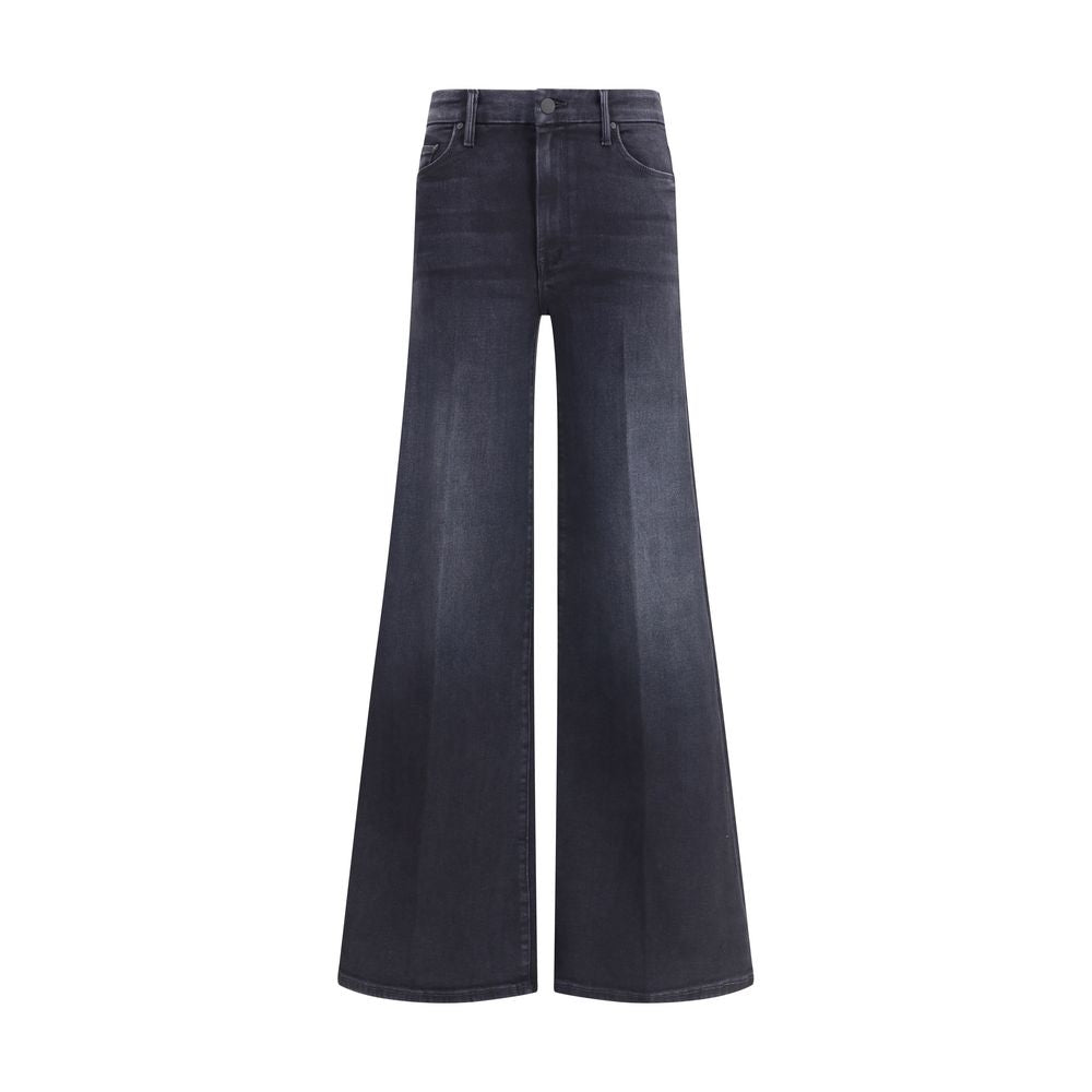 Mother Denim Jeans aus Stretch-Baumwolle mit weitem Bein