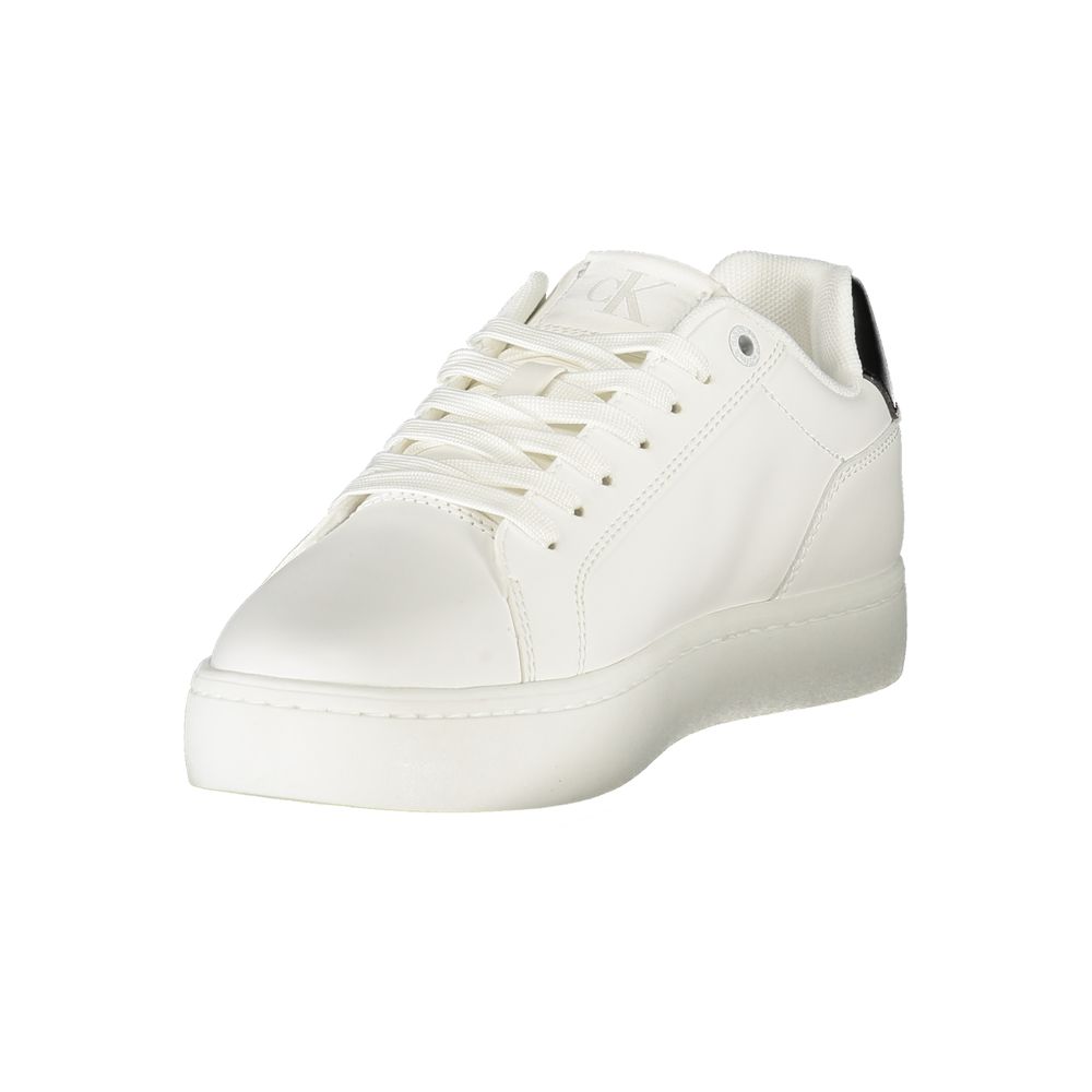 Calvin Klein Bianco Polyurethane Women Sneaker