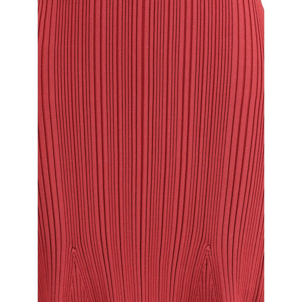 Self-Portrait Red Viscose Casual Dress