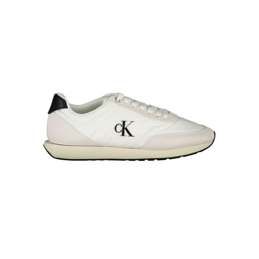 Calvin Klein White Polyester Men Sneaker