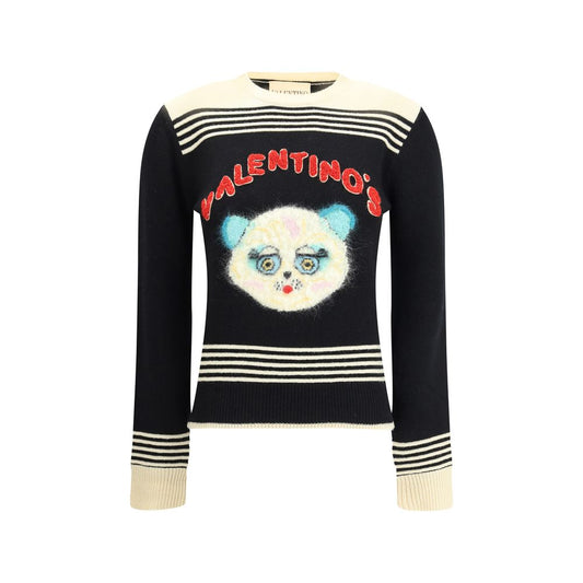 Valentino Multicolor Fleece Wool Sweatshirt