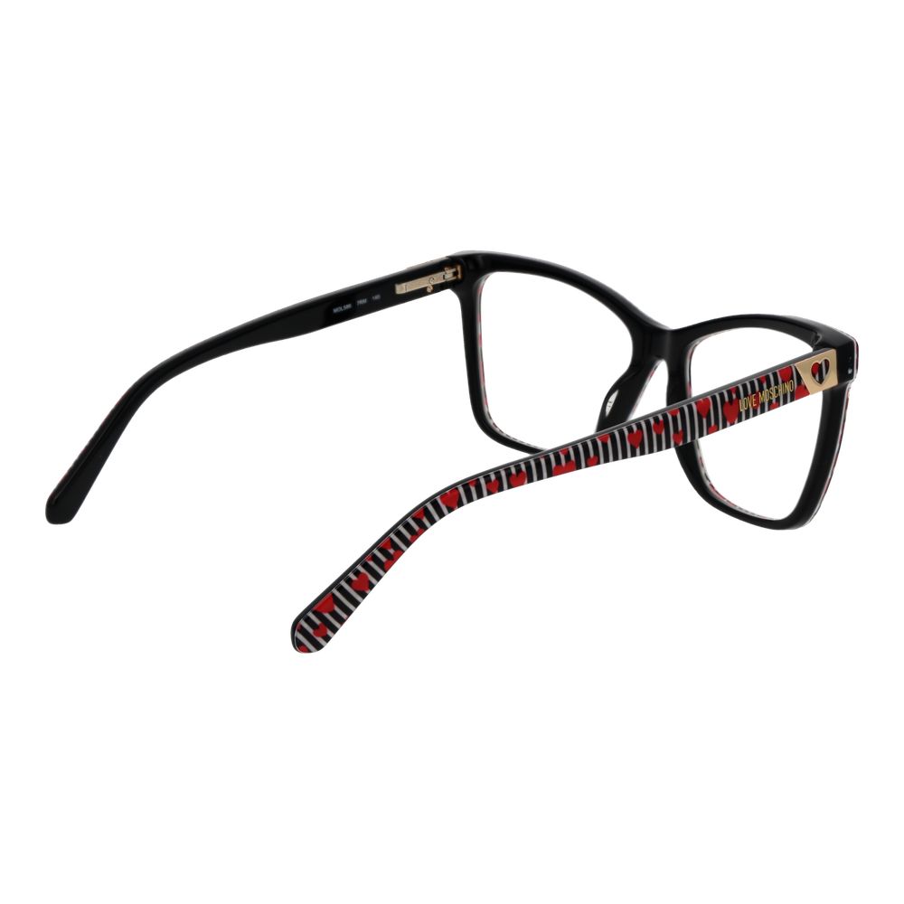 Love Moschino Black Acetate Glasses (Frames)