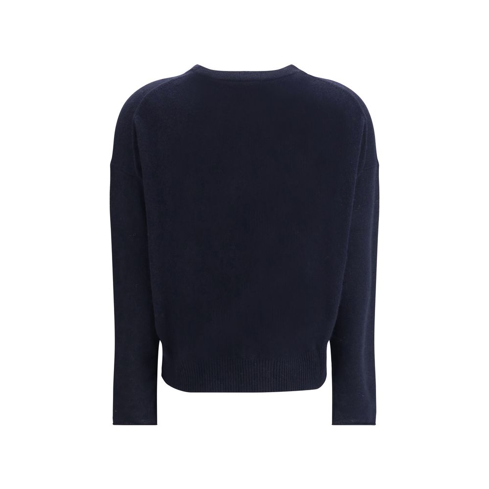 Allude Blue Cashmere Cashmere Sweater