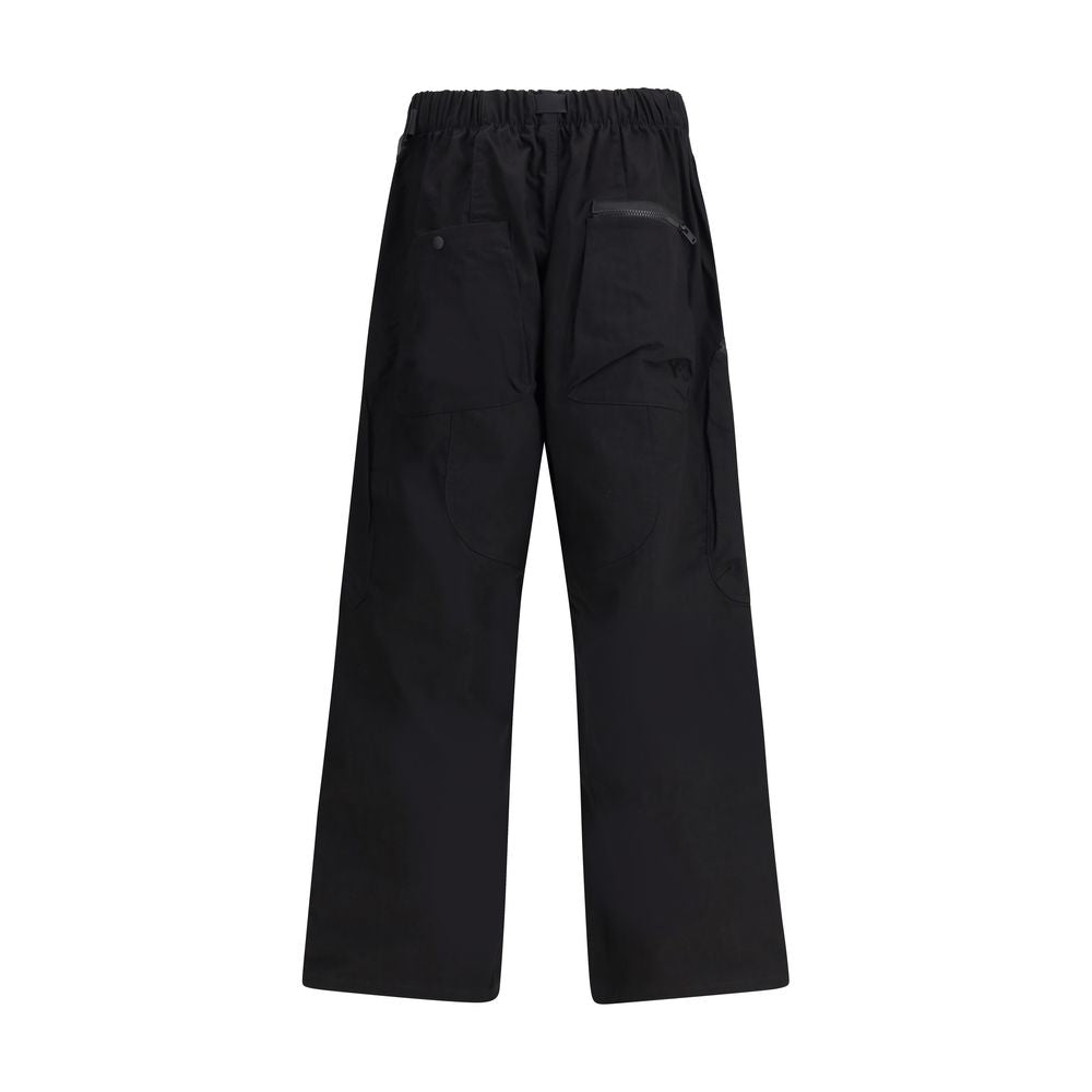 Y-3 Black Cotton Cargo Pants