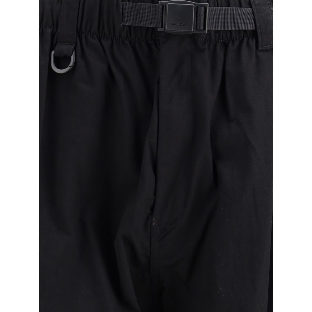 Y-3 Black Cotton Cargo Pants