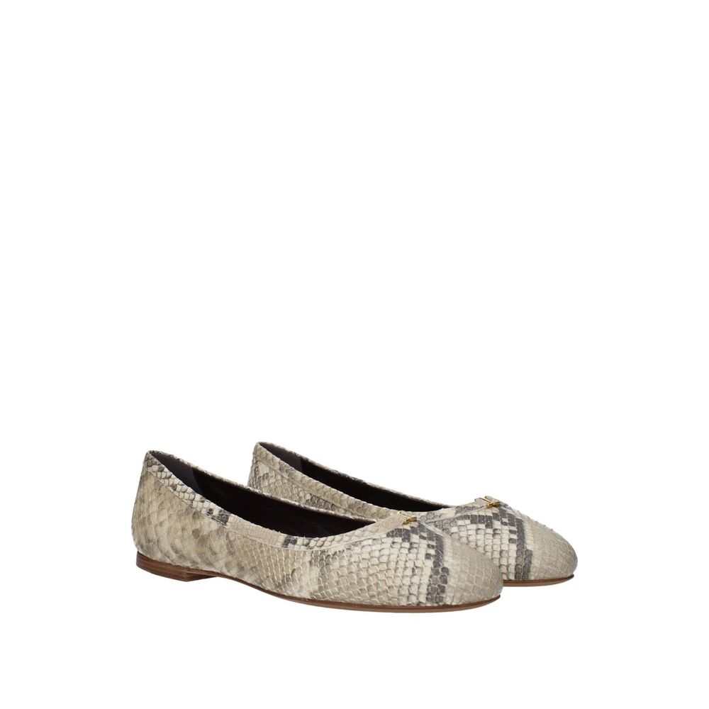 Chloé Chloè Python Marcie Ballerinas