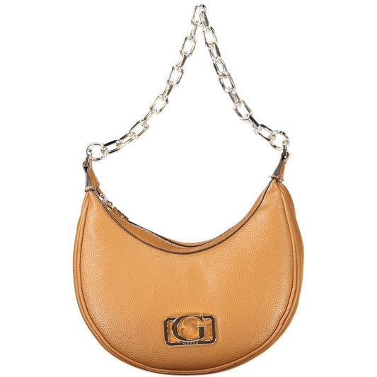Guess Jeans Brown Polyethylene Handbag