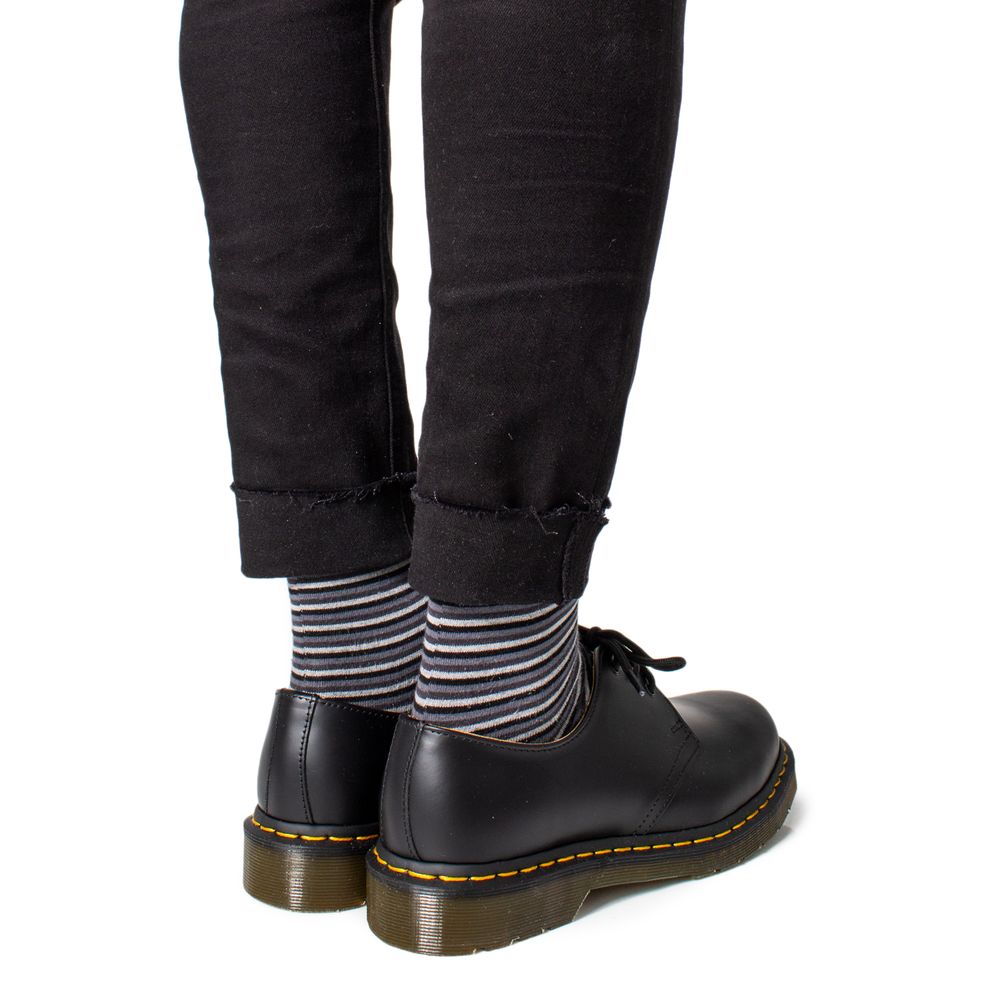 Dr. Martens Black Leather Oxfords And Derby