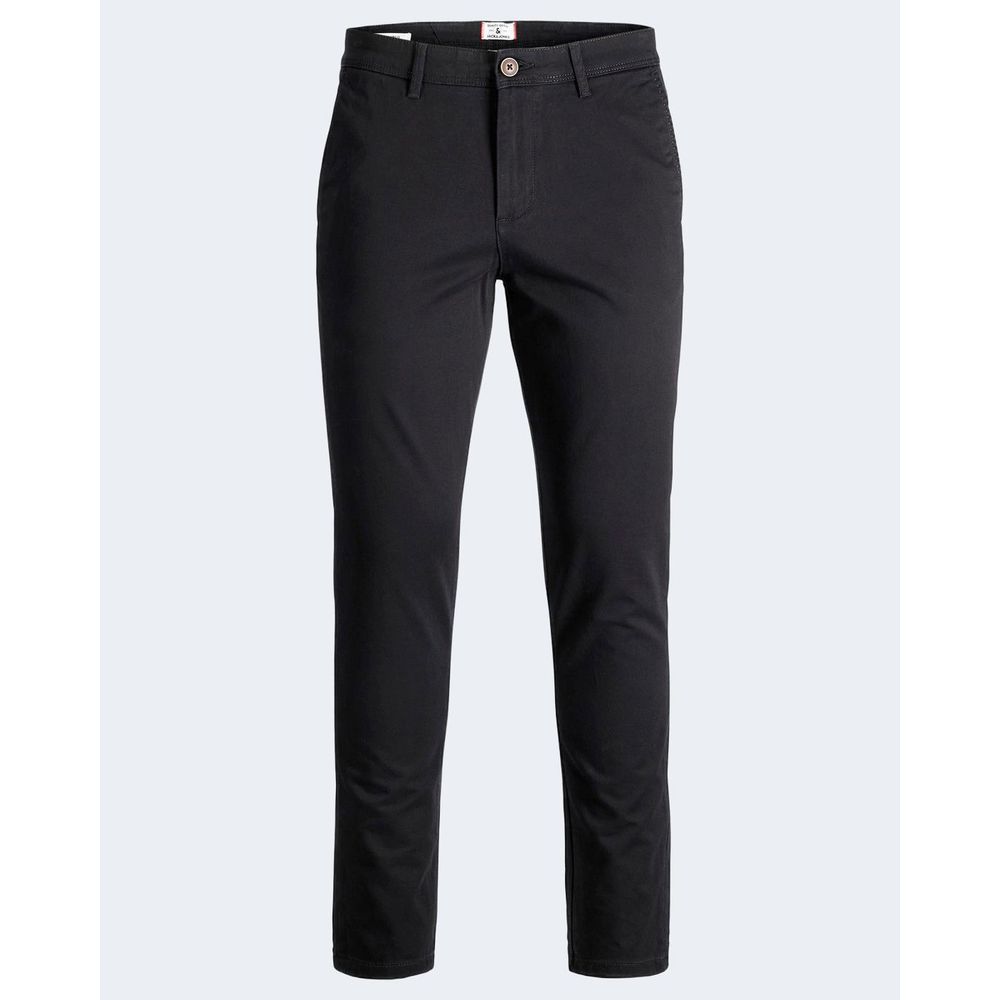 Jack Jones Black Cotton Pant
