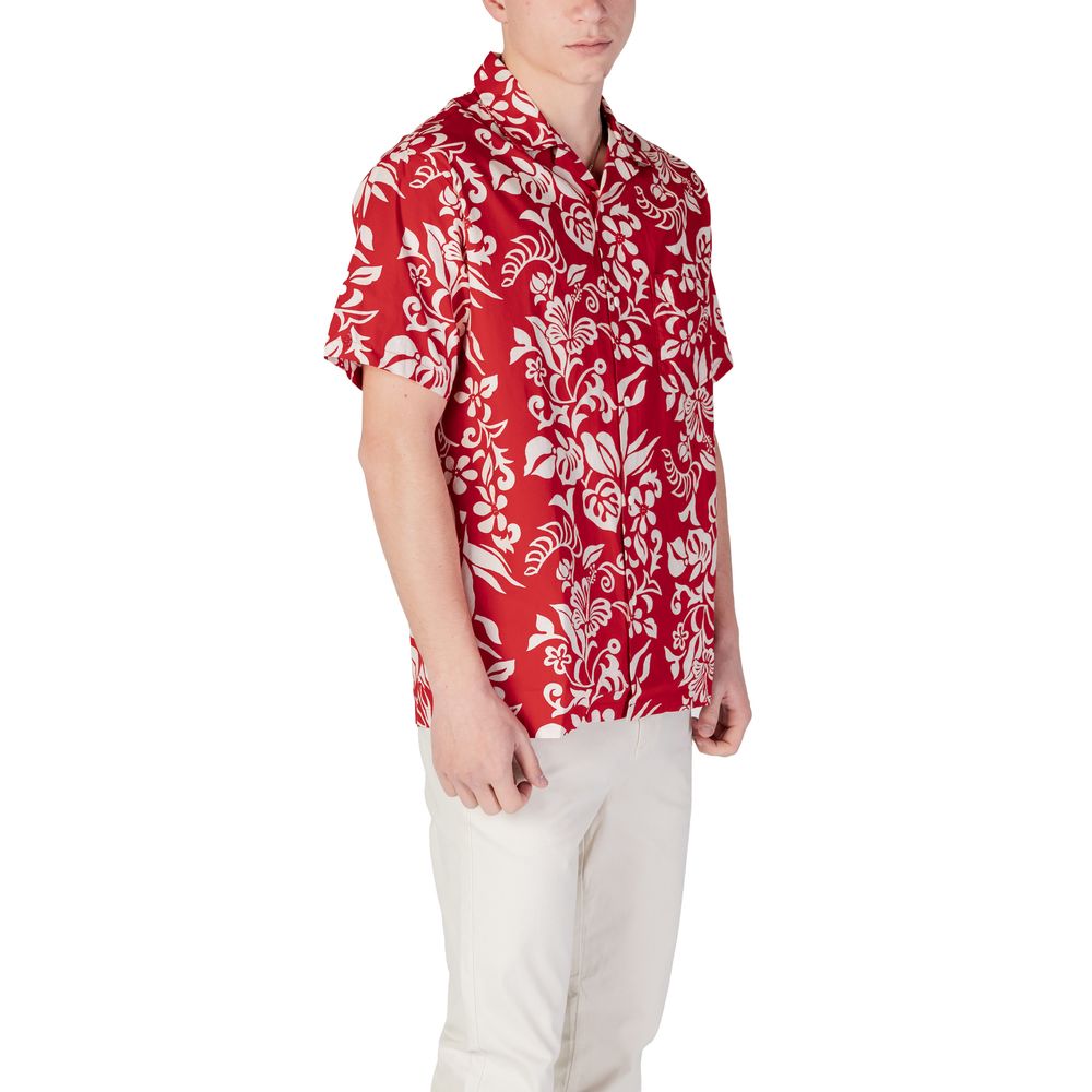Replay Red Cotton Shortsleeve