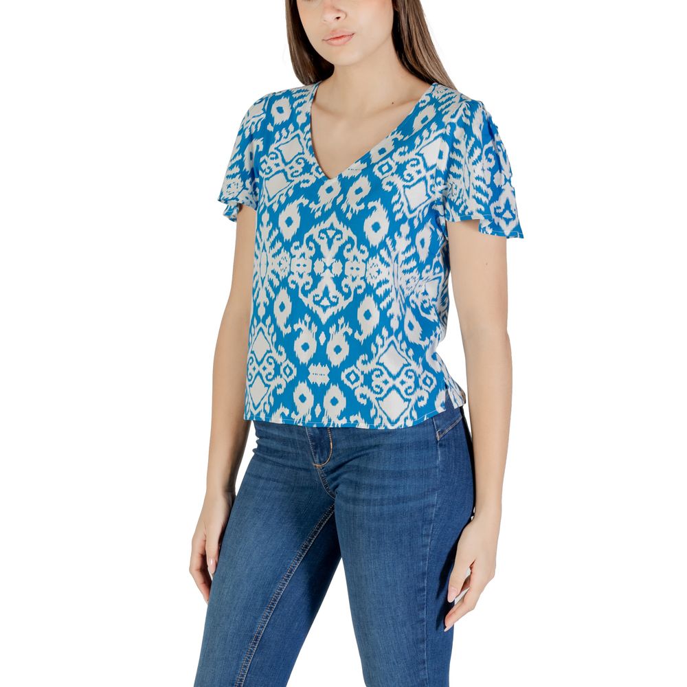 Vero Moda Blue Viscose Blouse