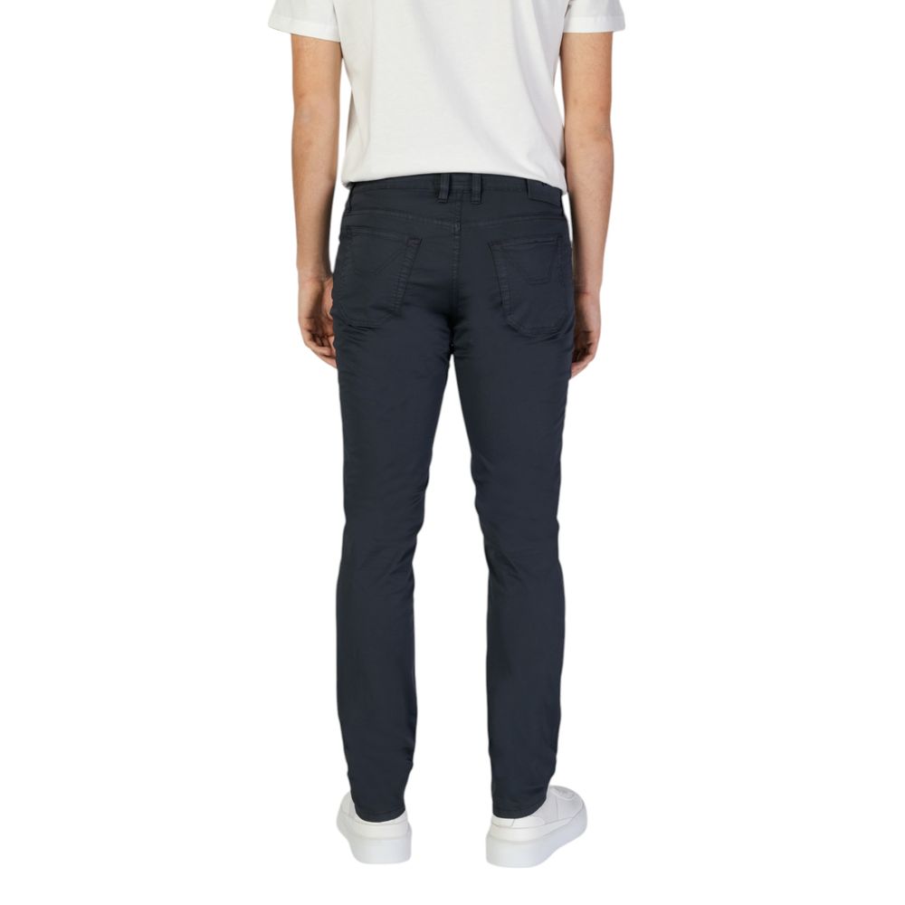 Jeckerson Blue Cotton Skinny Pant