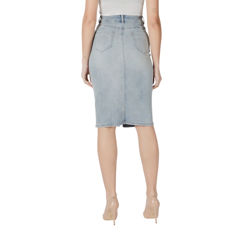 Morgan De Toi Blue Cotton Long