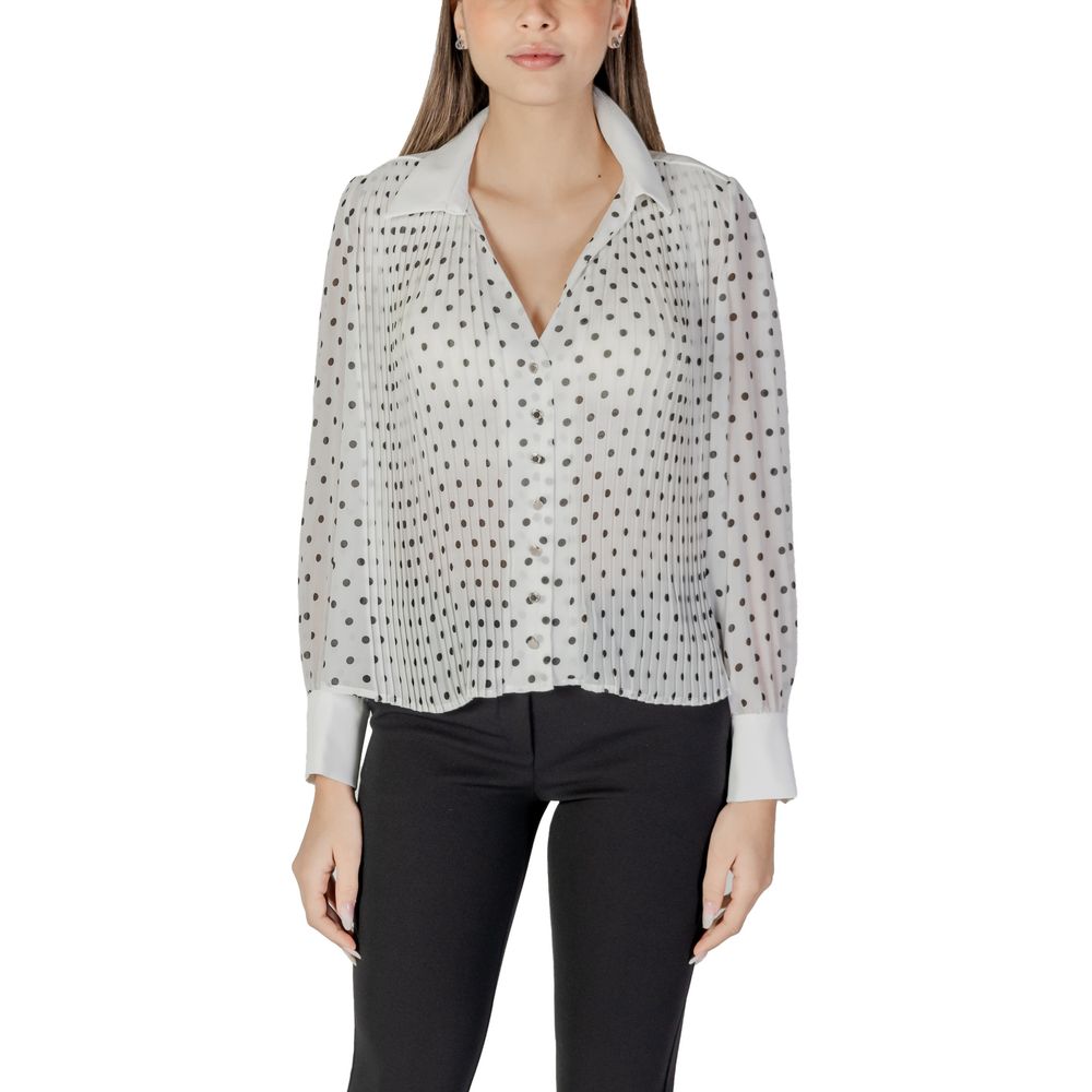 Morgan De Toi White Polyester Blouse