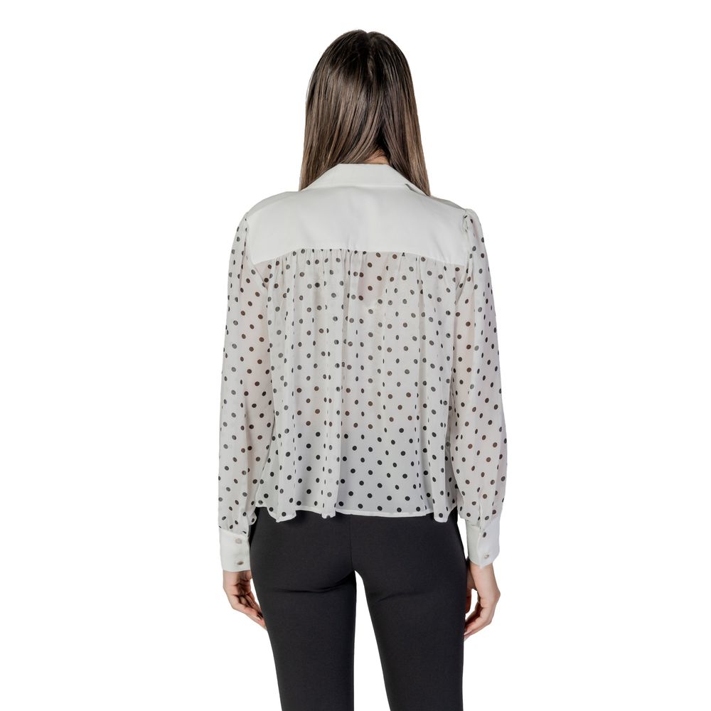 Morgan De Toi White Polyester Blouse