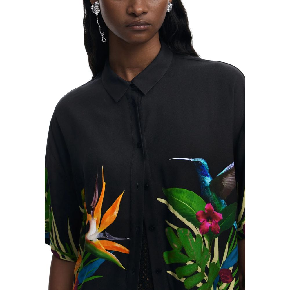Desigual Black Viscose Shortsleeve