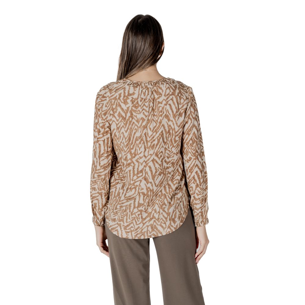 Street One Beige Viscose Blouse
