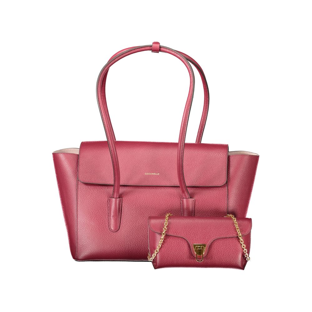 Coccinelle Red Leather Women Handbag