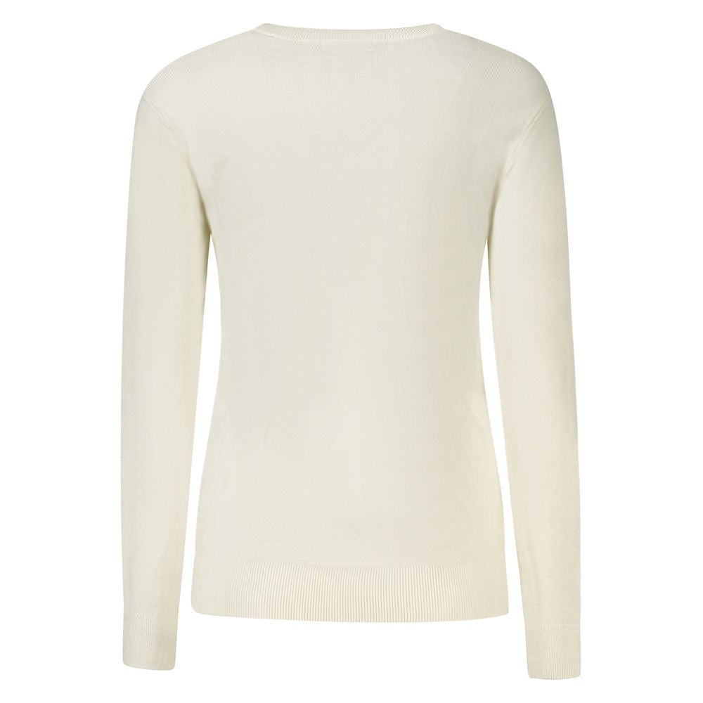 Guess Jeans Bianco Viscosa Women Sweater