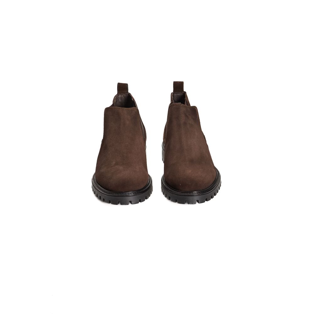 Roberto Pepe Luxury Brown Calfskin Men's Boot