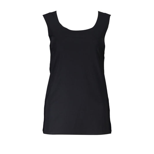 Patrizia Pepe Black Elastane Tank Top