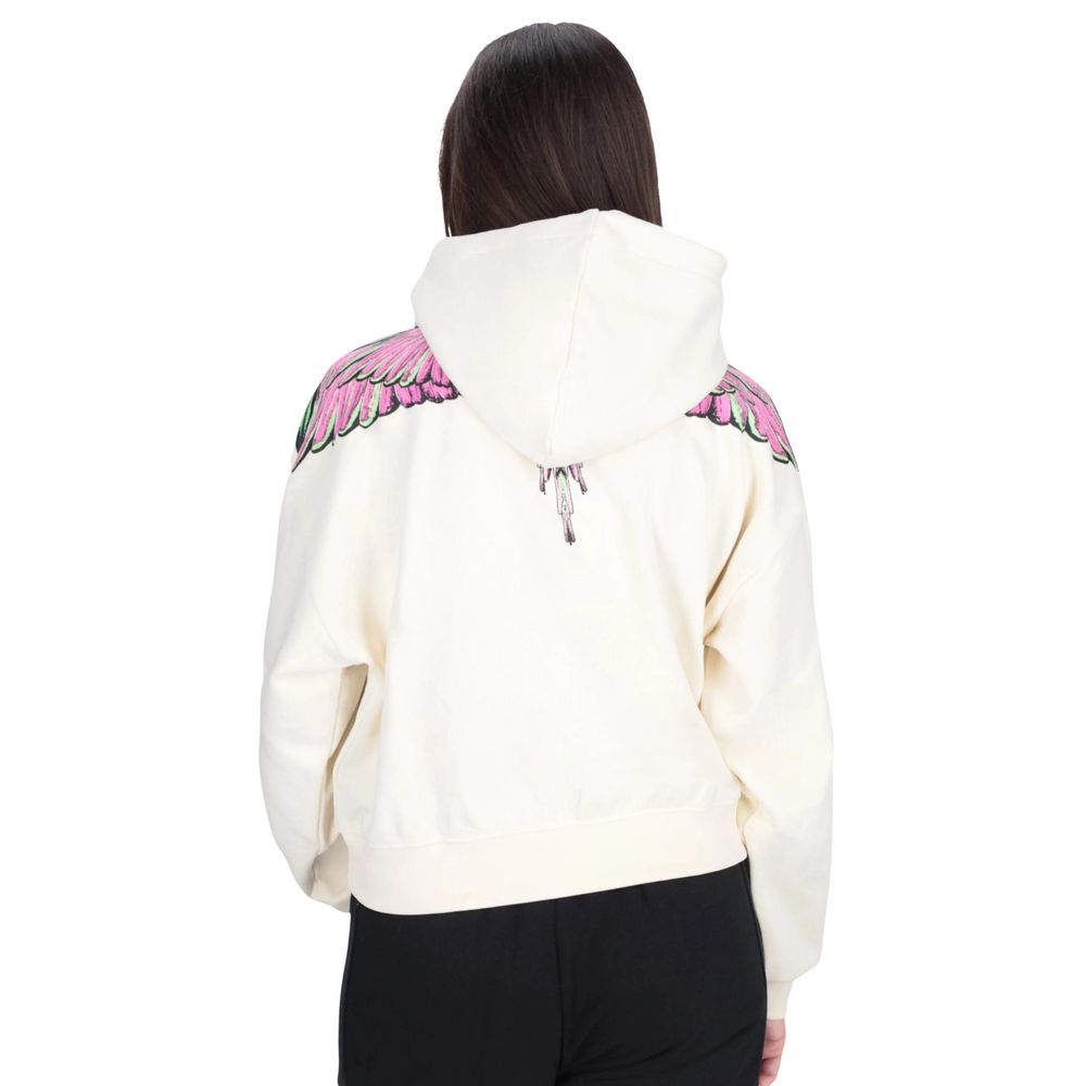 County of Milan White Cotton Hoody