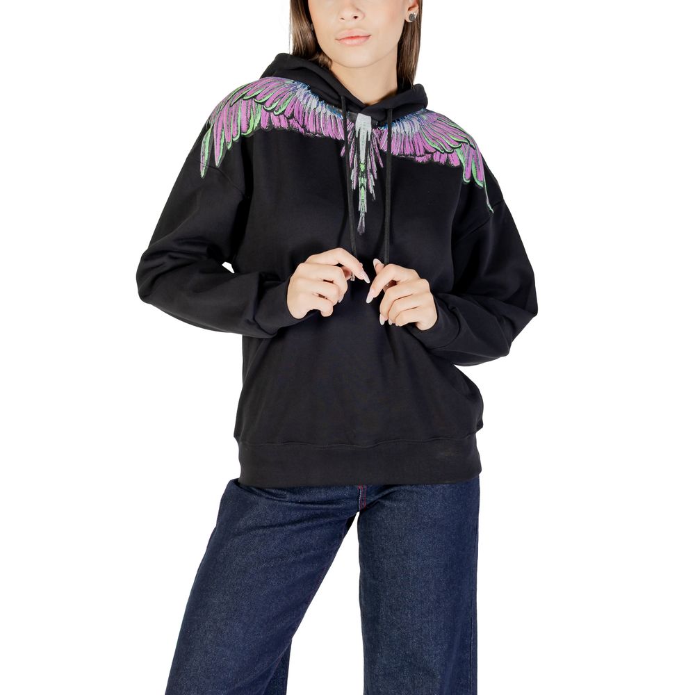 County of Milan Black Cotton Hoody