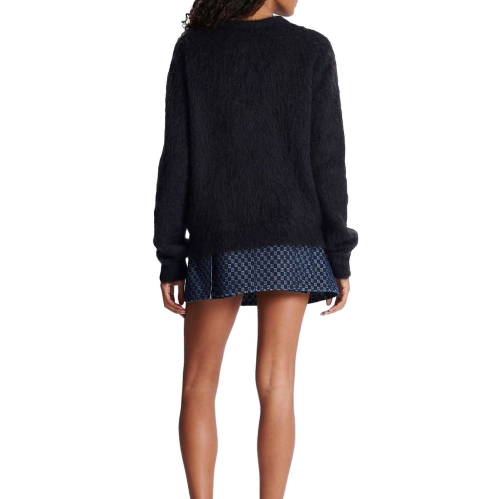 Balmain Black Mohair Sweatshirt