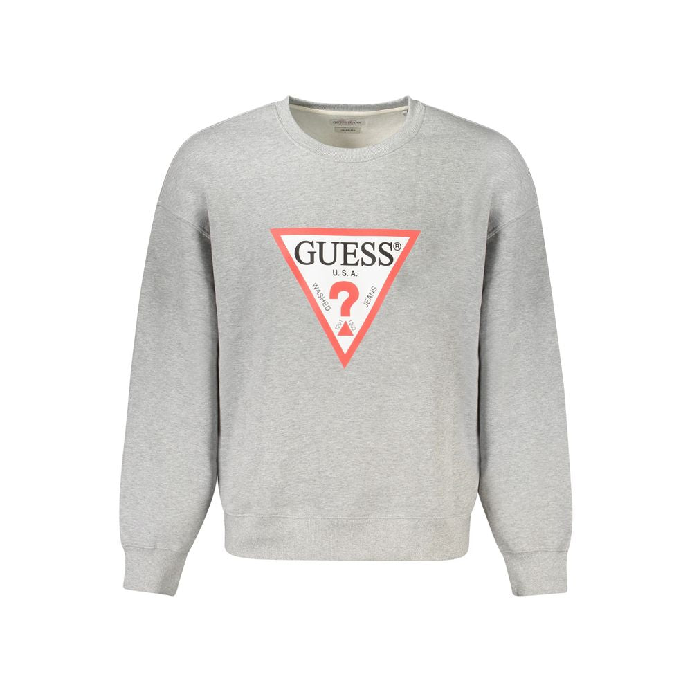 Guess Jeans Gray Cotton Sweatshirt