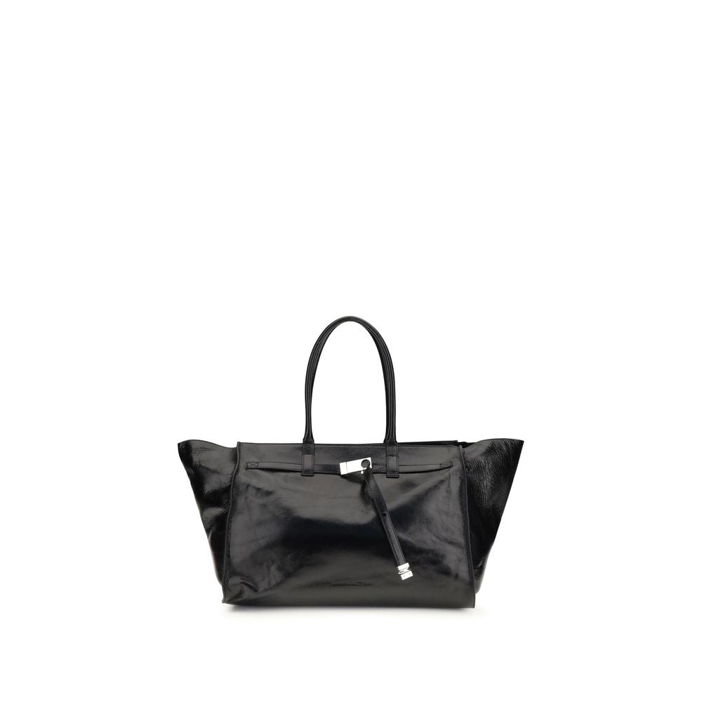 Benedetta Bruzziches Black Calf Leather Bos Taurus Shoulder Bag