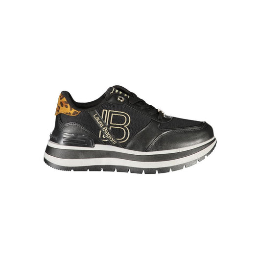 Laura Biagiotti Black Polyester Women Sneaker