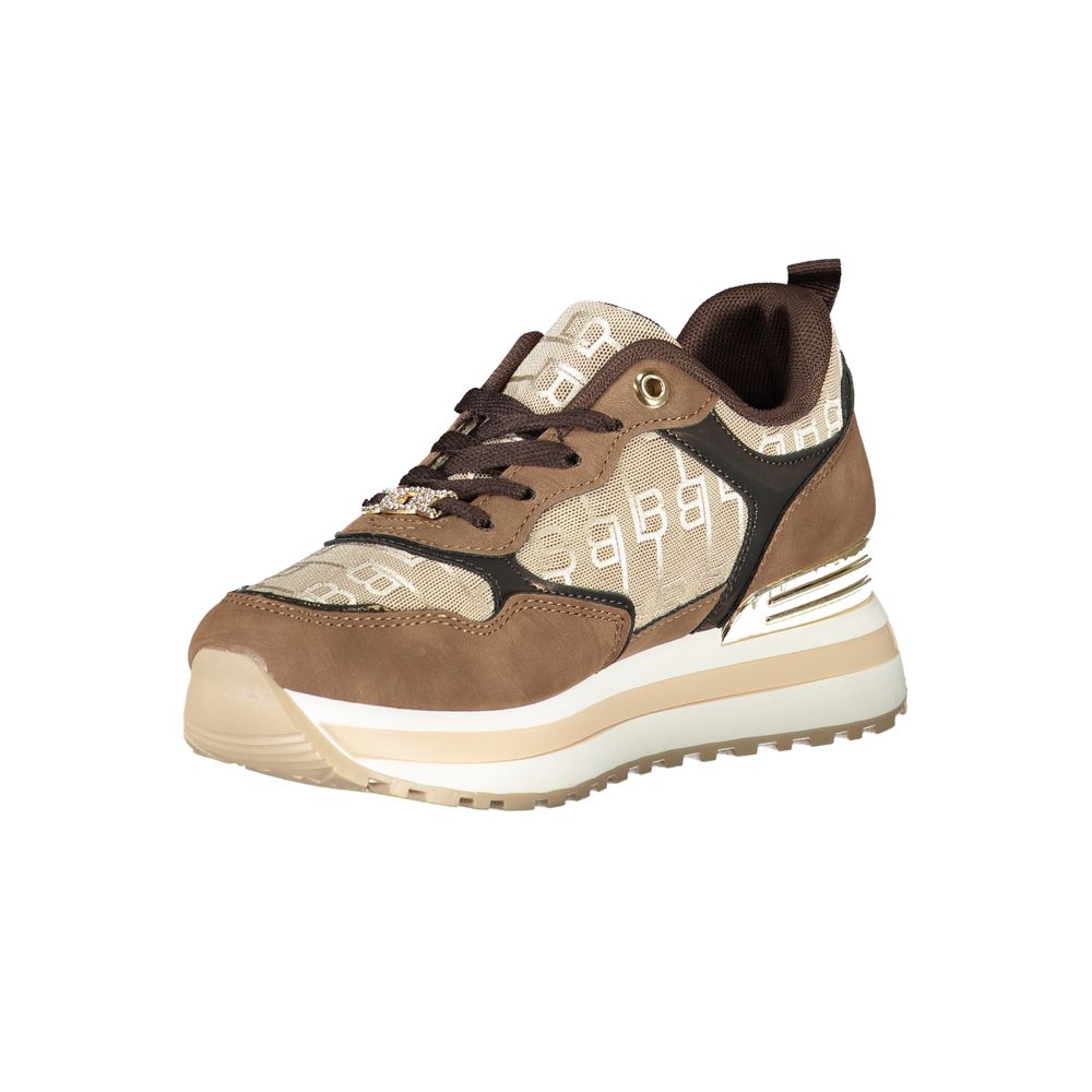 Laura Biagiotti Brown Polyester Women Sneaker