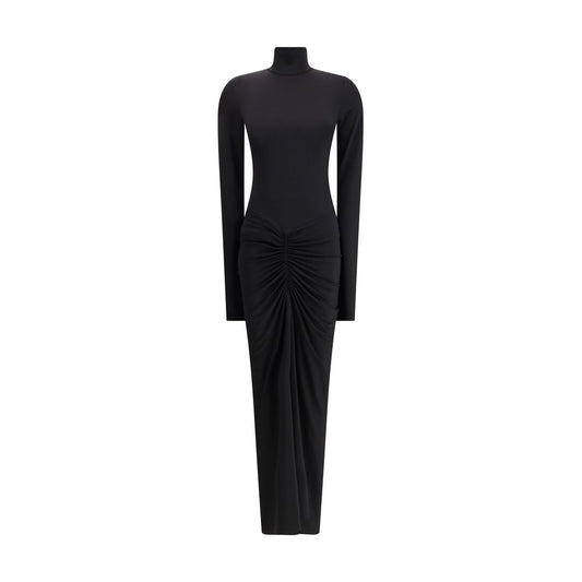 The Andamane Black Polyester Casual Dress