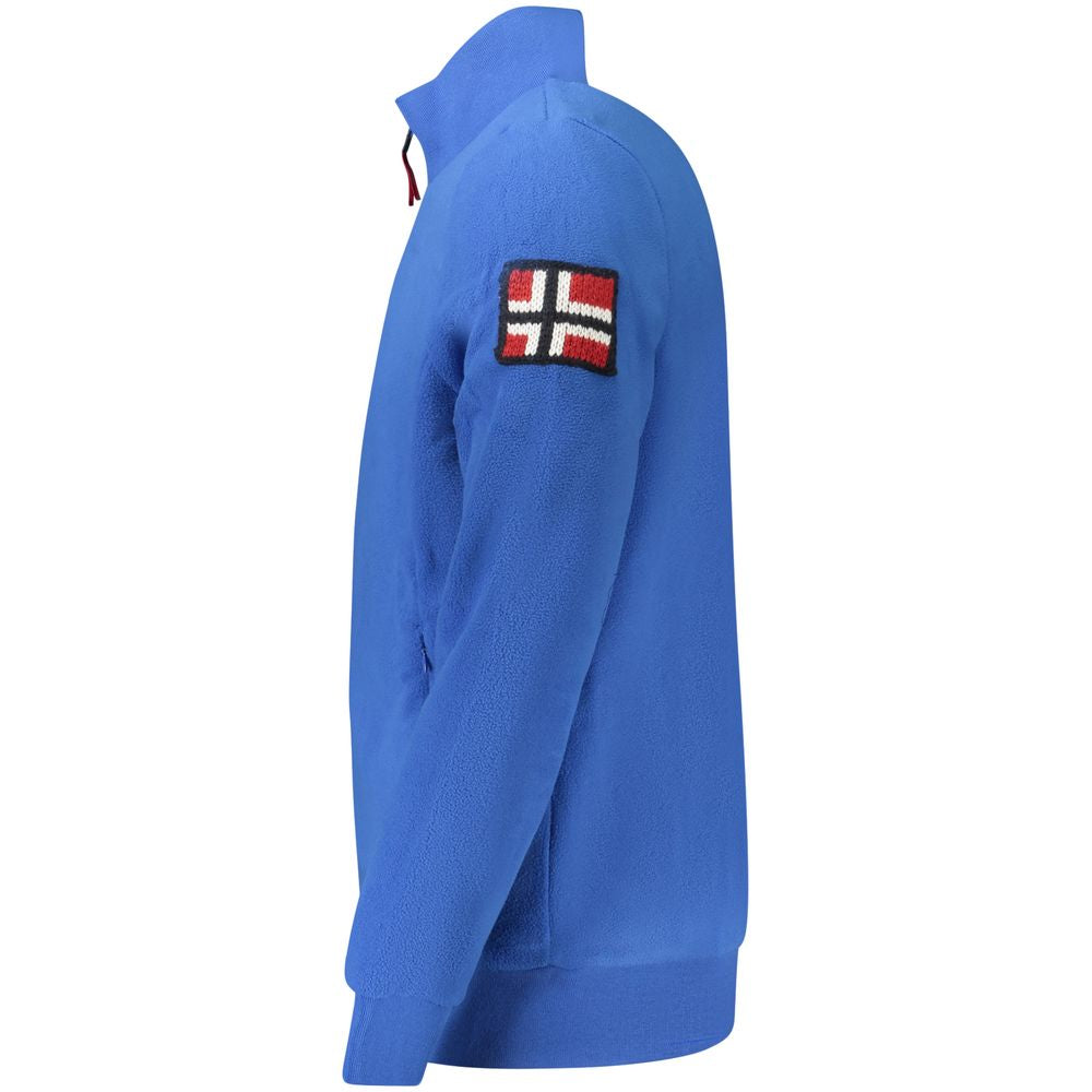 Norway 1963 Blue Polyester Men Sweater