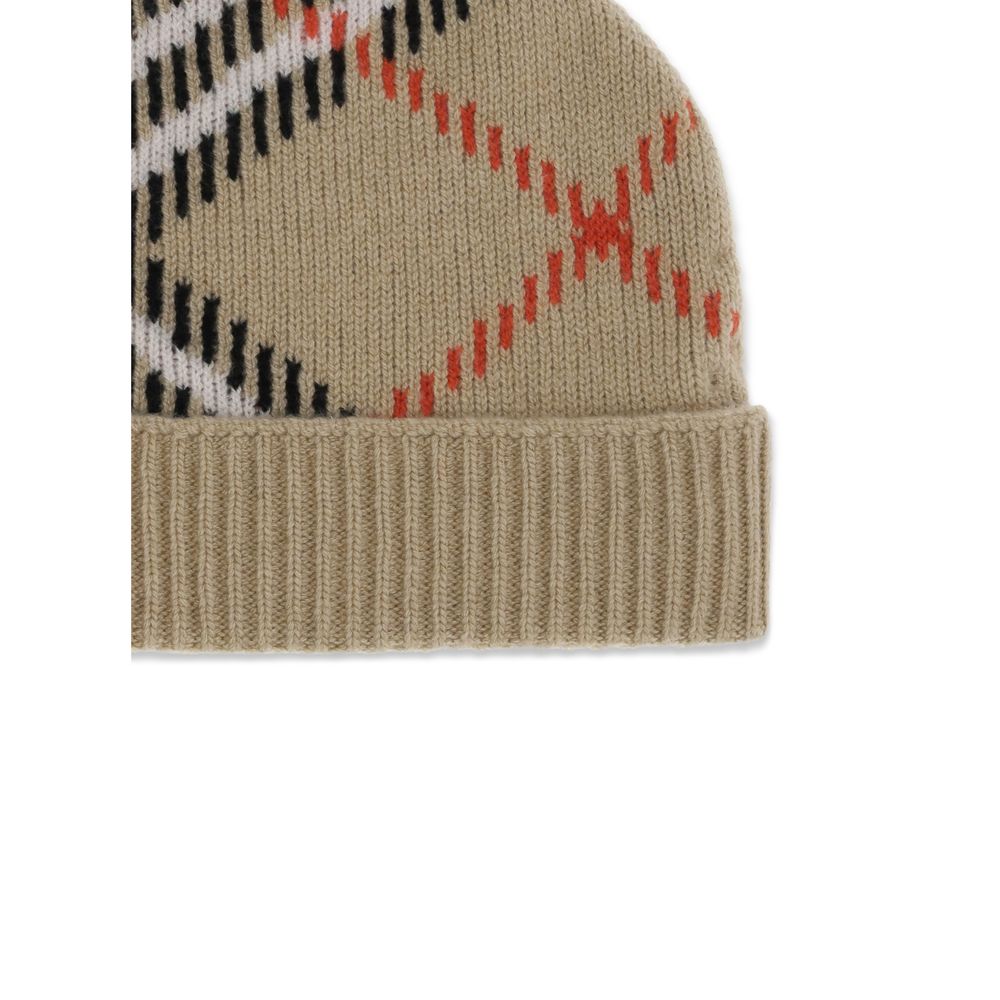 Burberry Beige Cashmere Beanie
