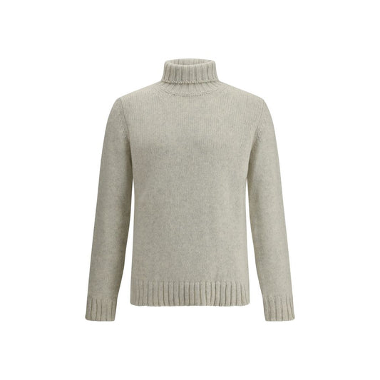 Aragona Cashmere Gray Alpaca Vicugna Pacos Turtleneck