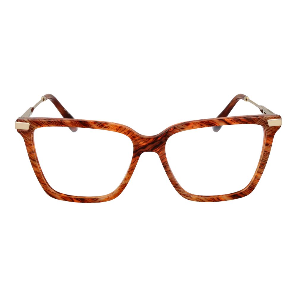 Victoria Beckham Orange Metal & Plastic Glasses (Frames)