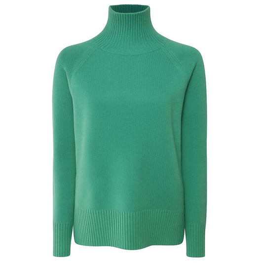 Emilio Romanelli Green Cashmere Women Sweater