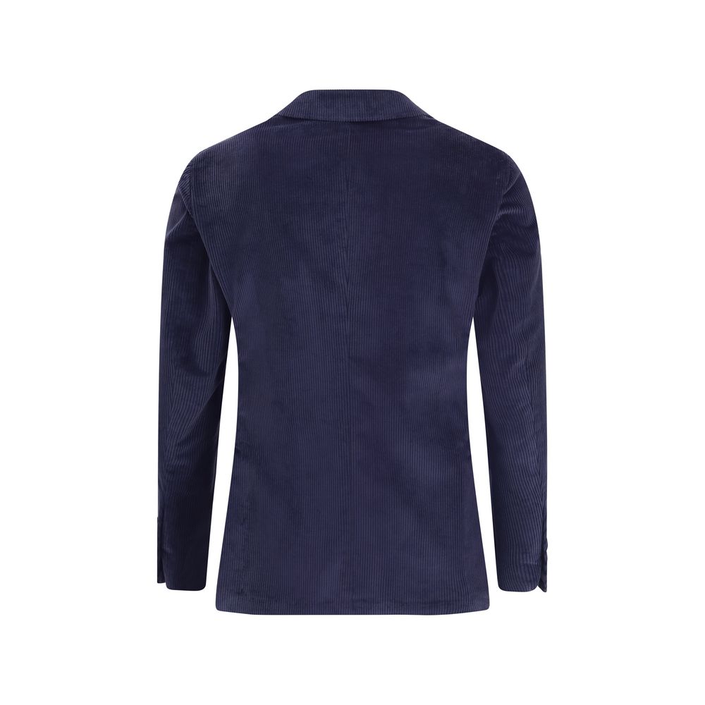 Gi Capri Blue Cotton Blazer